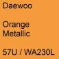 Preview: Daewoo, Orange Metallic, 57U / WA230L.